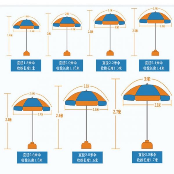 Beach umbrella Diameter Cusom - Image 4