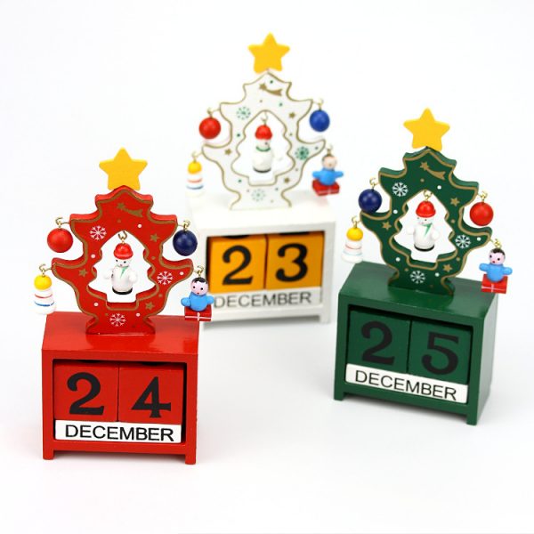 Christmas Tree Wooden Calendar 6x15CM - Image 7