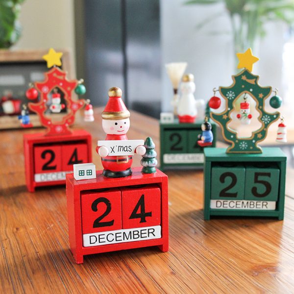 Christmas Tree Wooden Calendar 6x15CM - Image 5