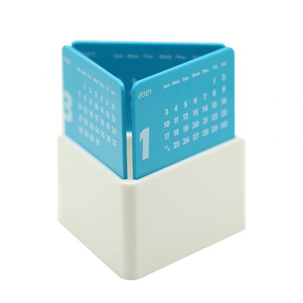 Acrylic Desk Calendar 10.5x10.5x9.8cm - Image 2