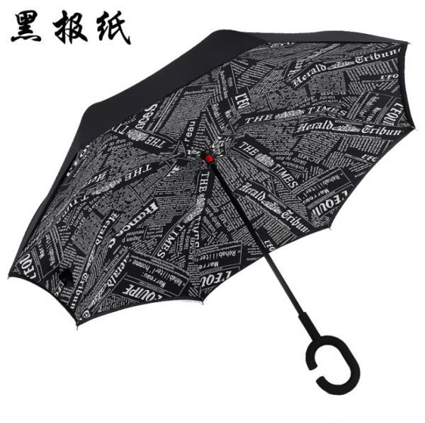 Double windproof reverse umbrella 23Inch