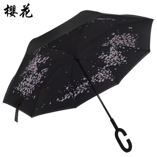 Double windproof reverse umbrella 23Inch