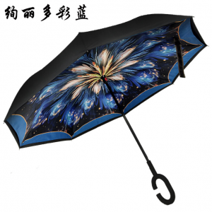 Double windproof reverse umbrella 23Inch