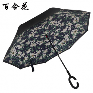 Double windproof reverse umbrella 23Inch