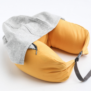 Travel neck pillow with hat 16.5x67cm