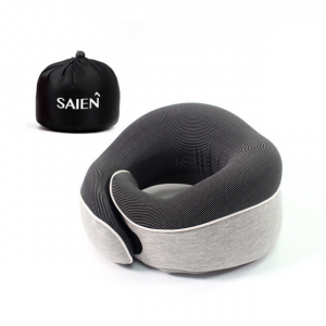 Space memory foam travel neck pillow 28x14x28cm