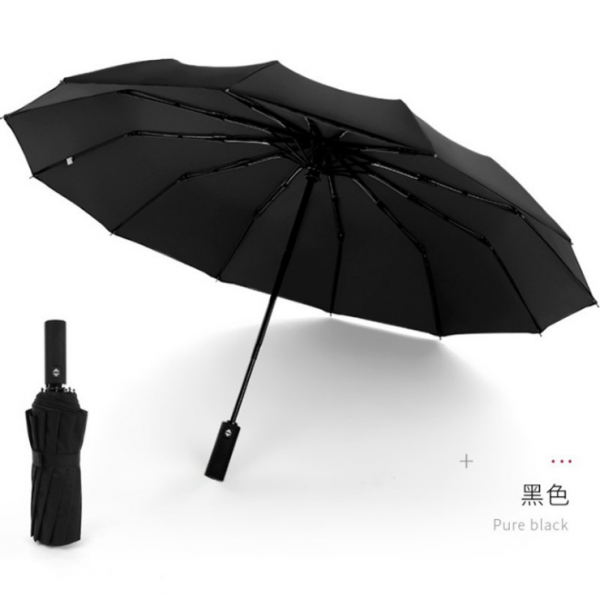 12-bone automatic wind-resistant double-layer umbrella 23inches - Image 5