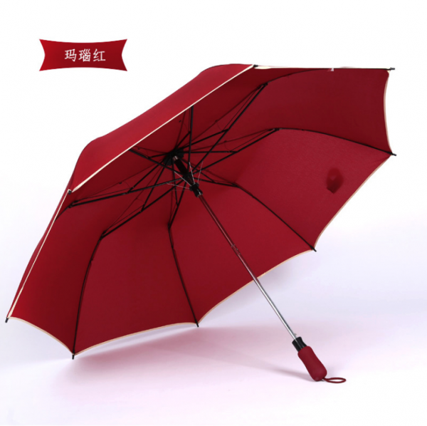 8-Bone Oversized Automatic Two-fold Umbrella 122cm - Image 3