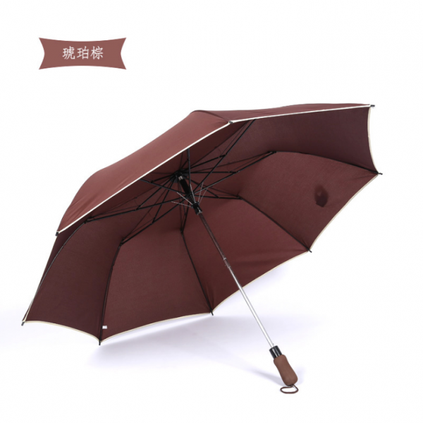 8-Bone Oversized Automatic Two-fold Umbrella 122cm - Image 2