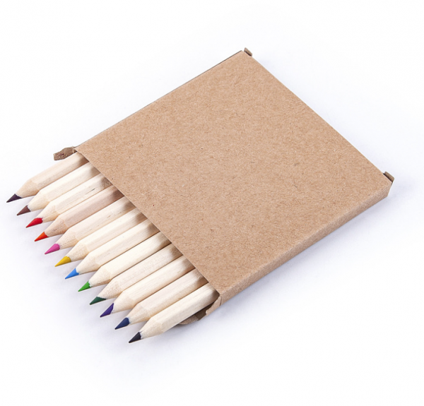 Pack of 12 colored pencils 13.8cm - Image 3