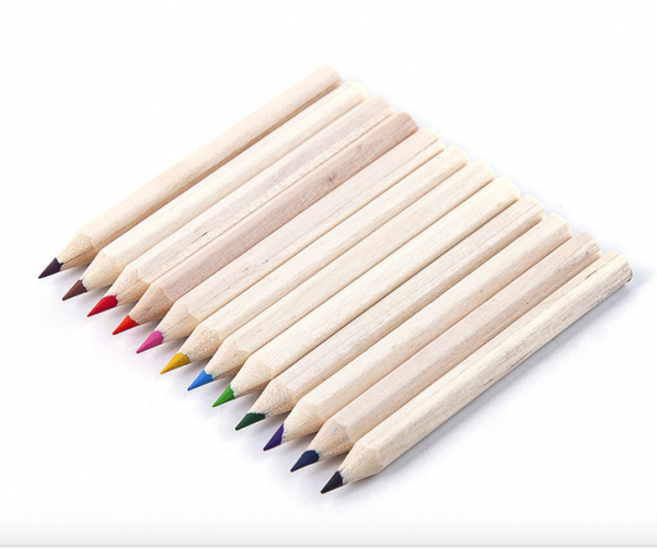 Pack of 12 colored pencils 13.8cm