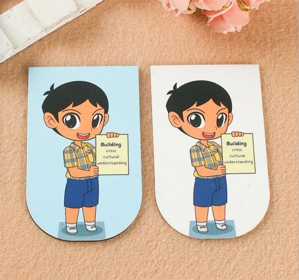 Magnetic Fold Bookmark 1 2.5 X 15 (unfolded) 2.5 X 7.5 (folded) / Produce according to the size specified by the customer