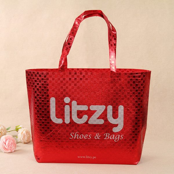 Laser coated non-woven bag