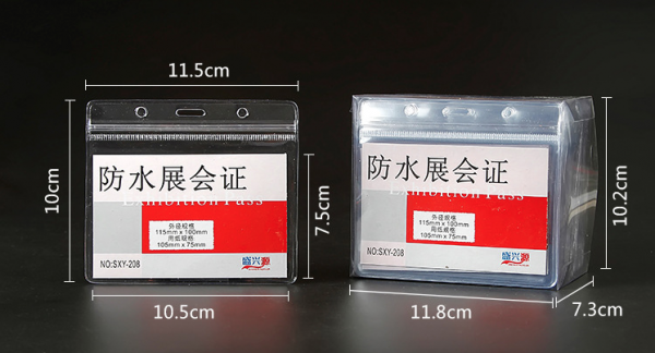 PVC soft rubber transparent waterproof work card According to the attached picture - Image 2