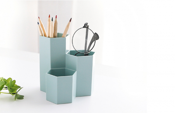 Hexagonal pen holder 12X11X11CM - Image 6