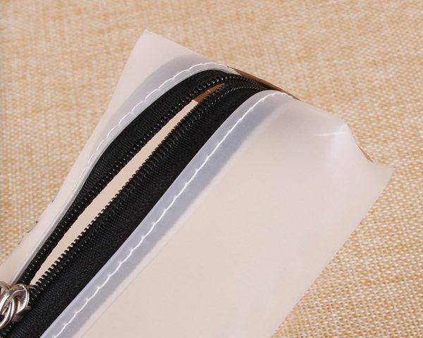 Korean style PVC trapezoidal pencil case 32X15.5X5cm / customized size (up to specified quantity) - Image 5