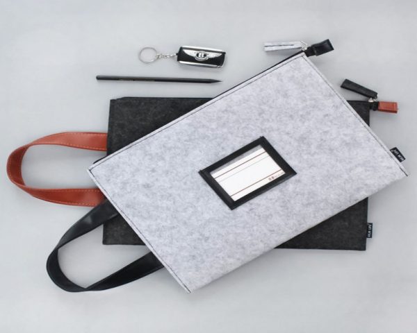 New portable felt briefcase 338X240cm / customized size (up to specified quantity)