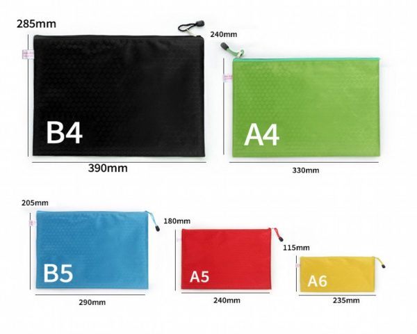 A4 football pattern zipper bag A4,A5,A6,B5,B6 - Image 6