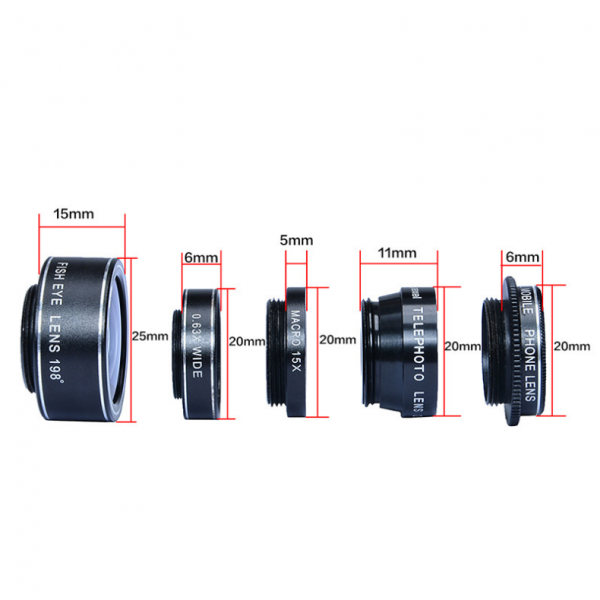 5 in 1 wide-angle lens 5-15mm - Image 4