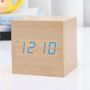 LED electronic clock 6x6x6cm