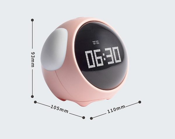 Emoticon alarm clock 11x10.5x9.3cm