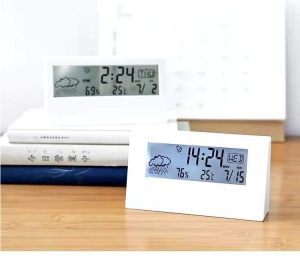 Transparent electronic clock 13.3x7.3x3.2cm - Image 4