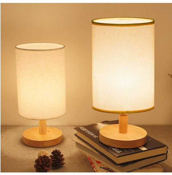 Burlap table lamp 280x140mm