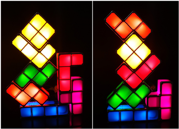 Tetris lights Each box 4x4x4cm - Image 3