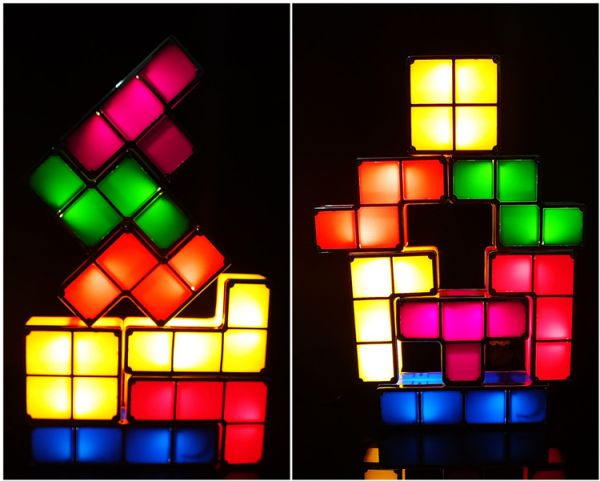 Tetris lights Each box 4x4x4cm