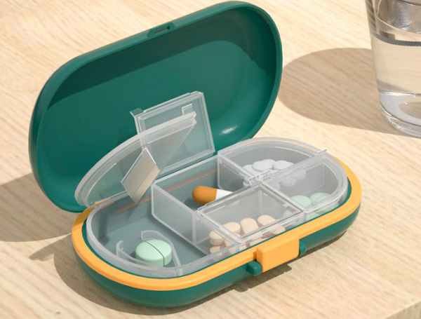 Cut medicine pill box 10x6x2.5cm - Image 5