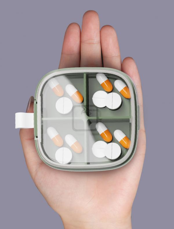 1 day pill box 10x7.6x2.7cm / 7.6x7.7x2.7cm - Image 3