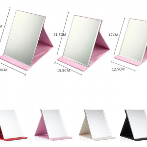 Folding mirror Large: 26x18cm, Middle: 21.5x15.5cm, Small: 17.12.5cm