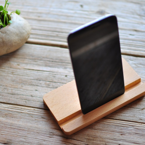 Wooden phone holder 140x70x20mm