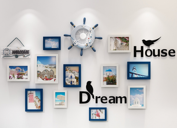 Creative photo frame combination 166x85cm - Image 5