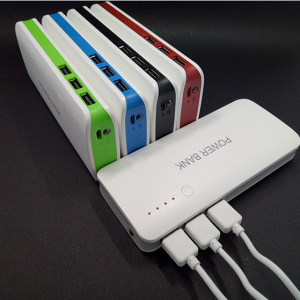 Three output power bank 142x62x25mm