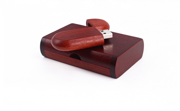 Wooden USB Magnetic cover type: 5.8x2.7x0.8cm Rotating type: 6.3cm - Image 4