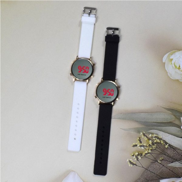 LED mirror electronic watch Dial: 3.7cm Watchband: 23.5x2x0.2cm - Image 3